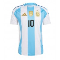 Dres Argentina Lionel Messi #10 Domaci Copa America 2024 Kratak Rukav